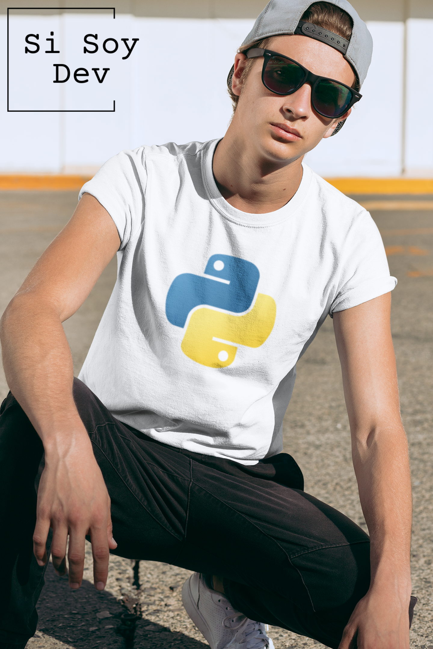 362b7d97-dca4-4ad9-bd4f-5e3c14fbdfa9 Camiseta logo central Python