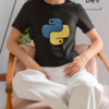 5440415f-623d-436c-b6e5-112ed22a7dd6 Camiseta logo central Python
