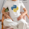99ba64c3-7470-48c4-86cb-428e7a02d4dc Camiseta logo central Python