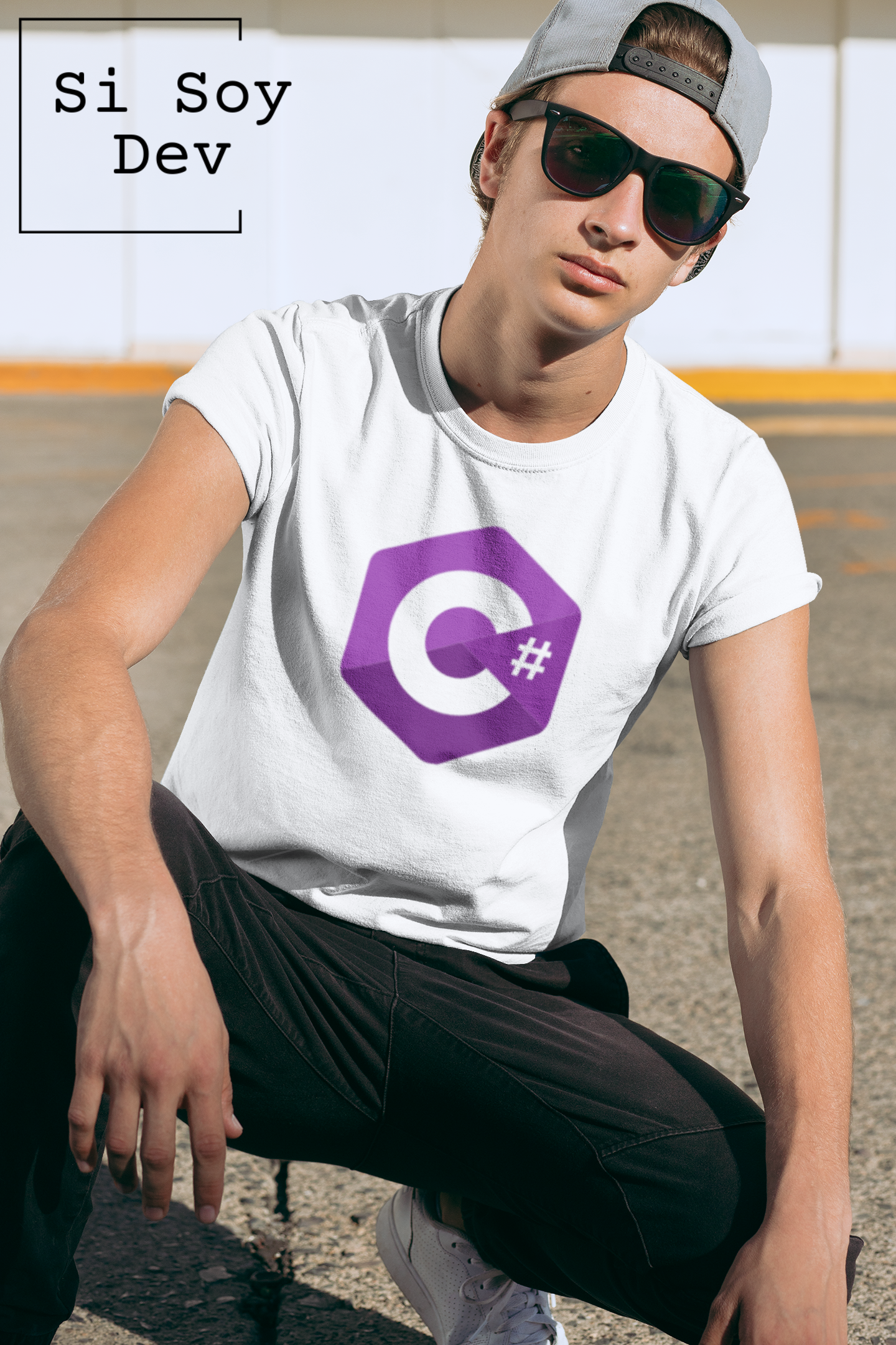 c4fdbaeb-6773-4eb2-b25e-8317a2325b72 Camiseta logo central C Sharp